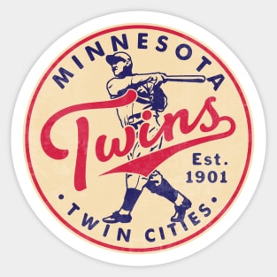 Old Style Minnesota Twins 1 by Buck Tee Sticker